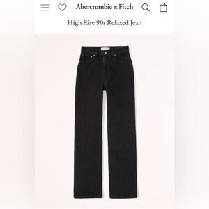 NWT Abercrombie High Rise 90s Relaxed Jean